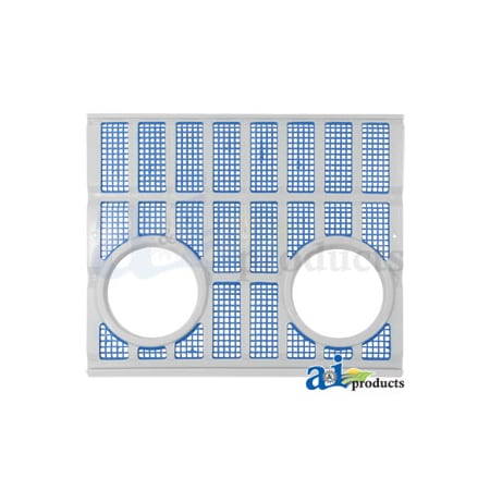 A & I Products Grille, Front (w/ Inset Headlights) 20" x15" x0.5" A-D1NN8151B